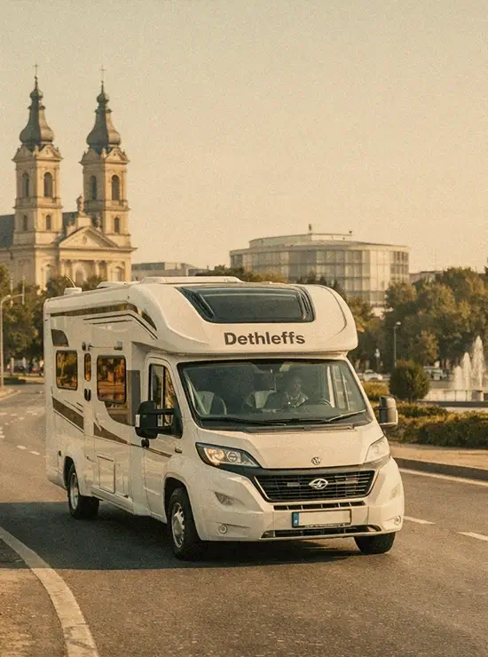 Dethleffs lakóautó, modern lakóautó élmény, lakóautó foglalás online